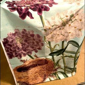 Fabric shower curtain